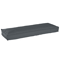vidaXL Pallkudde för Bänk Antracit 120x40x8 cm Oxford Tyg