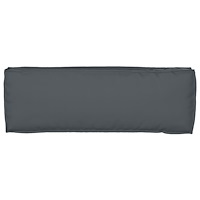 vidaXL Pallkudde för Bänk Antracit 120x40x8 cm Oxford Tyg