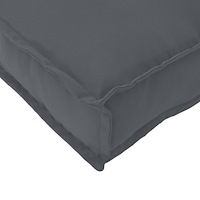 vidaXL Pallkudde för Bänk Antracit 120x40x8 cm Oxford Tyg