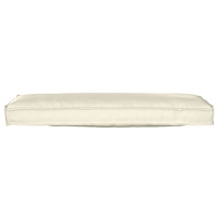 vidaXL Pallkudde för Bänk Grädde 120x40x8 cm Oxford Tyg