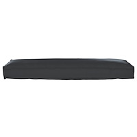 vidaXL Pallet Kudde för Bänk Svart 120x40x8 cm Oxford Tyg