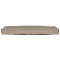 vidaXL Pallet Kudde för Bänk Taupe 120x40x8 cm Oxford Tyg