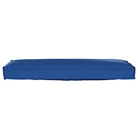 vidaXL Pallkudde för bänk kunglig blå 120x40x8 cm Oxford tyg