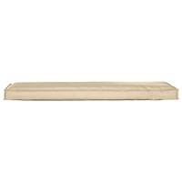 vidaXL Utomhusdyna Beige Polyester 40 x 140 cm Avtagbara Överdrag