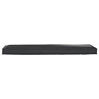 vidaXL Pallkudde för Bänk Svart 140x40x8 cm Oxford Tyg