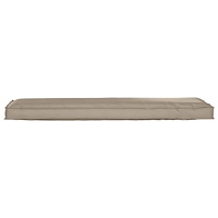 vidaXL Pallkudde för Bänk Taupe 140x40x8 cm Oxfordtyg