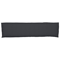 vidaXL Pallkuddar för bänk 2 st Svart 150x40x8 cm Oxford tyg