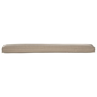 vidaXL Palldynor för Bänk 2 delar Taupe 200x40x8 cm Oxfordtyg