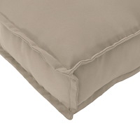 vidaXL Palldynor för Bänk 2 delar Taupe 200x40x8 cm Oxfordtyg