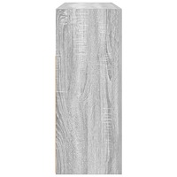 vidaXL Skåp Grå sonoma Konstruerat trä 116 x 30 x 75 cm Skåp