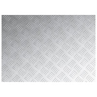 vidaXL Aluminium Checker Plates 2 st Halkfria 70x50 cm