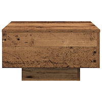vidaXL Soffbord återvunnet trä 55x55x31 cm konstruerat trä