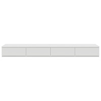 vidaXL Sänglådor Vita 160x36.5x16.5 cm i Konstruktions trä