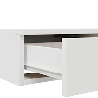 vidaXL Sänglådor Vita 160x36.5x16.5 cm i Konstruktions trä