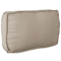 vidaXL 2 Delars Pallet Kuddset Taupe Oxford Tyg