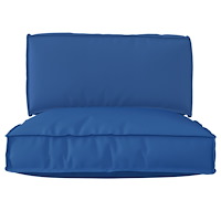 vidaXL 2-delars pallkuddset Royal Blue Oxford Tyg
