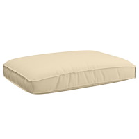 vidaXL Pallkuddeset Set om 2 Beige Polyester Pallkudde Rektangulär