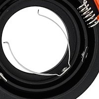 vidaXL Inbyggda Spotlights 6 st Rund GU10 Svart Ø91 mm