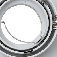 vidaXL Inbyggda Spotlights 12 st Fyrkantig GU10 Vit 91x91 mm