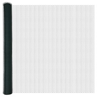 vidaXL Staketstolpar 11 st U-kanal Grön 160 cm Stål