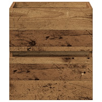 vidaXL diskbänksskåp med inbyggt tvättställ svart ek engineered wood, vidaXL diskbänksskåp gammalt trä 41x38,5x45 cm engineered...
