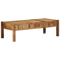 vidaXL Kaffebord 110x55x35 cm Återvunnet massivt trä