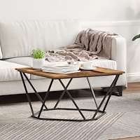 vidaXL Kaffe Bord Gamla trädet Massivt återvunnet trä Medium