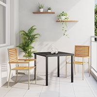 vidaXL Stapelbara Trädgårdsstolar med Kuddar 2 st Beige Poly Rattan