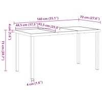vidaXL 5-delars trädgårdsdining set Beige Poly Rattan.
