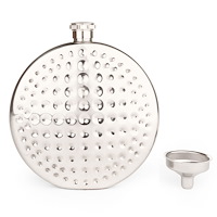 Kikkerland Kikkerland - flask - golf ball - Storlek 11.5 x 3.75 cm - Höjd 12.75 cm - 240 ml