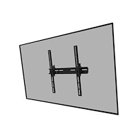NewStar Neomounts WL35-350BL14 monteringssats - för platt panel - svart
