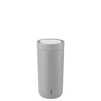 Stelton Stelton - To-Go Click Vacuum Insulated Cup 0.4 L (Light Grey)