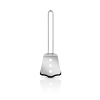 Eva Trio Eva Trio - Spatula short with silicone - Polished steel - 25.5 cm