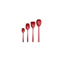 Rösti Rosti - NEW Classic kitchen spoons, Set of 4 - Red