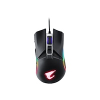 Gigabyte AORUS M5 - mus - USB - mattsvart