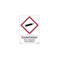 NO BRAND VENDOR (SE) Dekal Gasbehållare 105x148mm
