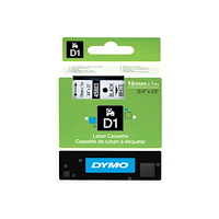 Newell Rubbermaid DYMO D1 - tejp - blank - 1 kassett(er) - Rulle (1,9 cm x 7 m)