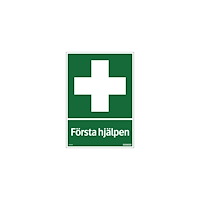 NO BRAND VENDOR (SE) Skylt Första hjälpen 210x297mm