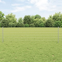 vidaXL Euro Fence Set Set om 2 Galvaniserat stål 10 x 0.6 m Hållbart