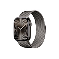 Apple Apple Watch Series 10 (GPS + Cellular) - skiffer titan - smart klocka med milanesisk loop - skiffer - 64 GB