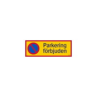 NO BRAND VENDOR (SE) Skylt Parkering förbjuden 594x210 mm alu