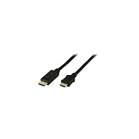 Deltaco Kabel DELTACO DP-HDMI Ha 5m svart