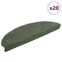 vidaXL Trappmattor självhäftande 20 st grön 65x21x4 cm