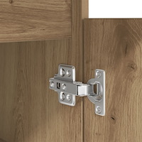 vidaXL Skrivbord Artisan Ek 140x49x76 cm Konstruerat trä
