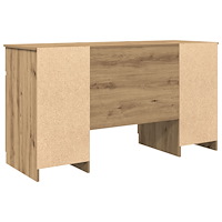 vidaXL Skrivbord Artisan Ek 140x49x76 cm Konstruerat trä