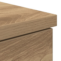 vidaXL Skrivbord Artisan Ek 140x49x76 cm Konstruerat trä