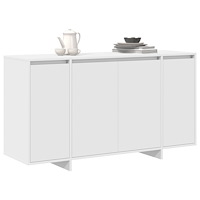 vidaXL Vit Sideboard Vit Trä 135 x 41 x 75 cm Vit Sideboard
