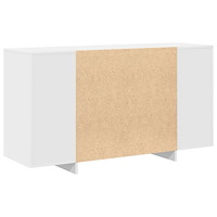 vidaXL Vit Sideboard Vit Trä 135 x 41 x 75 cm Vit Sideboard