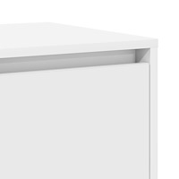 vidaXL Vit Sideboard Vit Trä 135 x 41 x 75 cm Vit Sideboard