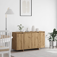 vidaXL Ek Sideboard Artisan Oak Träkomposit 135 x 41 x 75 cm Sideboard
